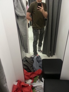 I really wanted to buy these pants, but I resisted.